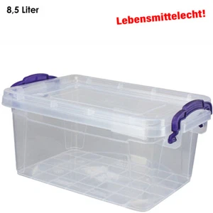 Multibox Lagerbox Aufbewahrungsbox m.Deckel u.Griffen, Lebensmittelecht / 8,5 L - Bild 1 von 2