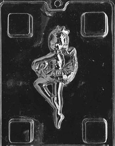 K013 Ballerina Chocolate Candy Soap Molds with Instructions - Picture 1 of 1