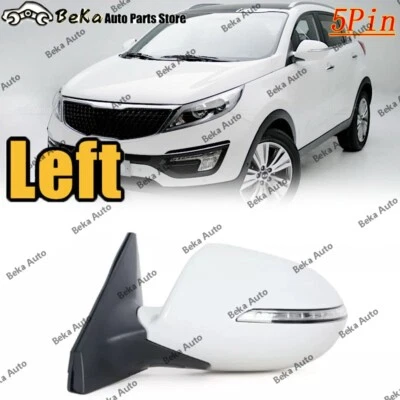 Rearview Mirror For KIA Sportage R 2011-2016 Left Side Rear View Mirror 5pin - Image 1 of 4