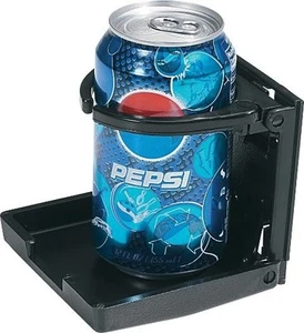 BLACK FOLDING CUP DRINK HOLDER VOLKSWAGEN VW JETTA GOLF GTI PASSAT MKII MKIII B4 - Picture 1 of 2