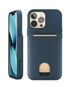 iphone 14 Pro 6.1" Case with card holder, Midnight Blue Apogee Series - Photo 1 sur 5