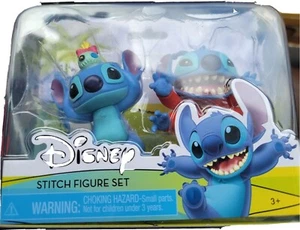 NEW Disney Lilo & Stitch Figure Set Alien Stitch & Scrum Stitch 3" SEALED NIB - Picture 1 of 2