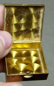 Antique Engine Turned Mother of Peal Inlaid Snuff Engagement Wedding Ring Box - Picture 1 of 10