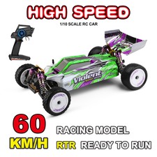 FANTASTICI GIOCATTOLI! 1/10 WLtoys 104002 RC Auto Alta Velocità 60km/H 2,4 GHz 4WD Auto da Corsa RTR