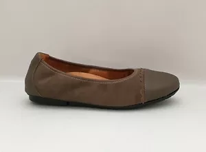 VIONIC TINA RRP £100 ORTHOTIC BALLERINA PUMPS FLAT SHOES BROWN SUEDE WOMENS - Picture 1 of 8