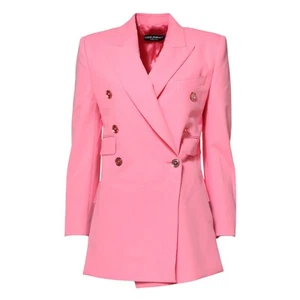 DOLCE & GABBANA Jacket Pink Double Breasted Women Coat IT38/US4/XS RRP 2930usd - Picture 1 of 7