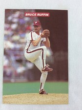 1989 Philadelphia Phillies Team Issue TastyKake Photo Card-Bruce Ruffin