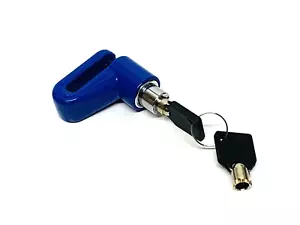 BLOQUEO DE SEGURIDAD ANTIRROBO FRENO DE DISCO DELANTERO VESPA PX125E PX150E PX200E CON 2 LLAVES - Imagen 1 de 4