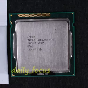 Intel Pentium Dual-Core G645T SR0S0 2.5 GHz CM8062301263701 CPU LGA 1155 5 GT/s - Picture 1 of 2