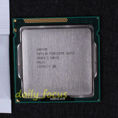 Intel Pentium Dual-Core G645T SR0S0 2.5 GHz CM8062301263701 CPU LGA 1155 5 GT/s - Image 1 of 2
