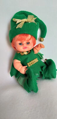 Bambola mini Furga vintage doll Cacio christmas gadget idea regalo elfo Natale - Immagine 1 di 4