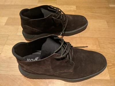 Hogan Suede Lace Up Men's Ankle Boots - Image 1 of 4