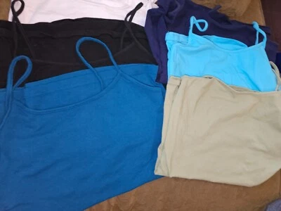 MISC 6 no boundaries Tank Tops lace  spaghetti Women's L - Image 1 of 4