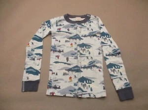 Hanna Andersson Size 8 Kids Unisex Multicolor 100% Organic Cotton Pajama Top 934 - Picture 1 of 5