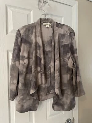 coldwater creek women Beautiful Gorgeous Gray  ￼Open ￼cardigan size S so cute - Image 1 of 3