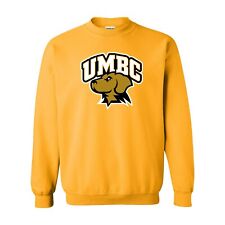 UMBC Retrievers Arch Logo Licensed Sweatshirt - Gold
