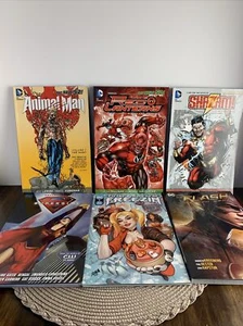 Menge 6 DC Comics Graphic Novels Tier Mann Flash Shazam rote Laterne - Bild 1 von 15