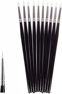 Fine Paint Brush Set Decorating Brushes DIY Painting Professional Fine Bristle - Picture 1 of 14