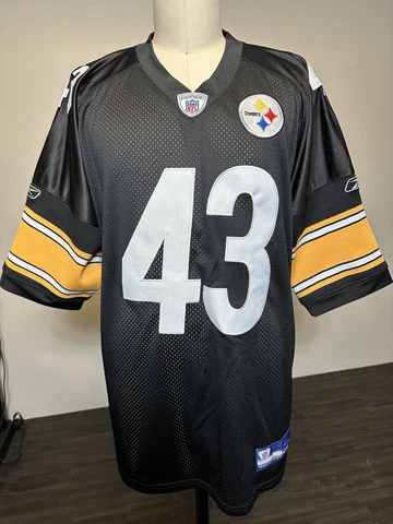 Troy Polamalu Pittsburgh Steelers Authentic Reebok NFL Jersey • Size 54 Cover