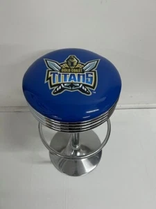 GOLD COAST TITANS PREMIUM BAR STOOL ADJUSTABLE HEIGHT - Picture 1 of 5