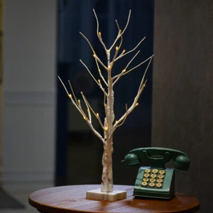 Led Bonsai Tree Birch Tree Light Lighted Tree Lamp Lighted Fake Tree - Picture 1 of 12