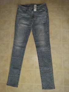 American Eagle Outfitters Womens Skinny Super Stretch Jeggins Jeans Sz 6 Lng NEW - Picture 1 of 3
