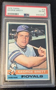 1976 TOPPS #19 GEORGE BRETT PSA 6 - Picture 1 of 2