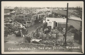 1947 Woodward, Okla Tornado Aftermath RPPC - Picture 1 of 1
