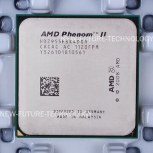 AMD Phenom II X4 955 CPU Quad-Core 3.2 GHz 6M HDZ955FBK4DGM Socket AM3 Processor - Picture 1 of 1