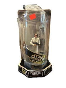 Star Wars Epic Force Princess Leia Organa Rotating Base 1998 Box Damage - Picture 1 of 2