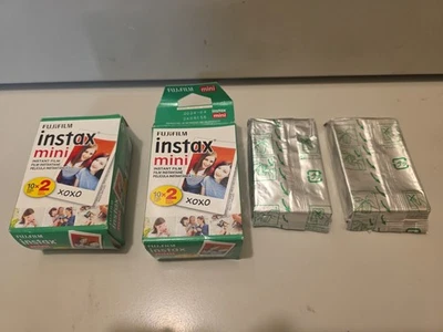 3 Packs Fuji Film INSTAX MINI Instant Film Twin Pack 20 Sheets X3 Expired - Image 1 of 3