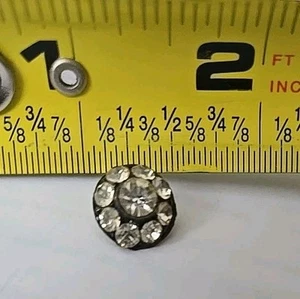 Botón de diamantes de imitación aprox 1/2" - Imagen 1 de 2