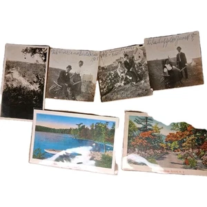 Lote de fotografías antiguas de parejas y postales de colección de Nueva York - Imagen 1 de 5