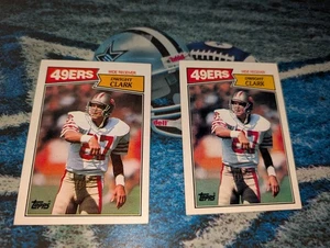 2x~1987 Topps #116 Dwight Clark S.F 49 ERS LEGEND OF' THE CATCH '🏈🔥KOSTENLOSER VERSAND🏈 - Bild 1 von 5