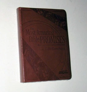 NEW The Most Amazing Bible Promises: A Daily Devotional Leathersoft Cover Book - Picture 1 of 4