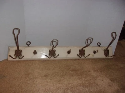 Vintage 28" Wall Mount Coat & Hat & Umbrella Utensil Hanger - Image 1 of 4