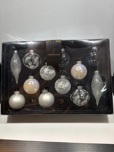 Robert Stanley glass christmas ornaments 12pcs,Open box - Picture 1 of 7
