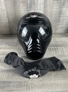 Save Phace PAINTBALL MASK FULL 2 Lenses Black Anti-Fog Lens Adult Needs Foam - Picture 1 of 11