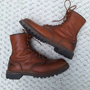Vintage Red Wing Irish Setter 899 Brown Leather Hunting Logger Work Boots - 13 D - Picture 1 of 21