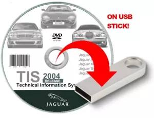 Jaguar TIS XJ, XJS, XK, S-Type, X-Type manuali officina per Win/Mac su USB - Foto 1 di 6