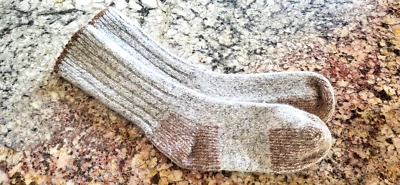 Calcetines de lana vintage años 80 pequeños/medianos -- pesados, gruesos, tripulantes Foto 1 de 4