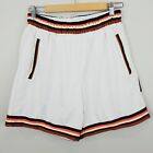 Earls Collection Mens Size M White Basketball Shorts