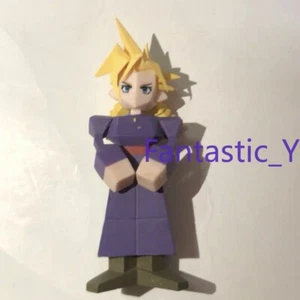 Final Fantasy VII FF7 Polygon Figure Cloud Strife in Dress Out of Print Figure - Picture 1 of 4