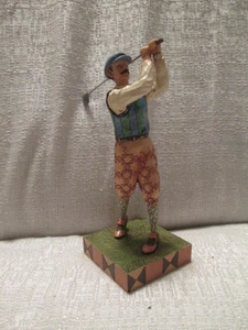 Jim Shore Time for Tee Golfer Golf Figurine 4026886 - Picture 1 of 8