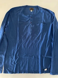 DIESEL MENS  LONG SLEVE T SHIRT   COLOR  BLUE    FAST SHIP - Picture 1 of 5