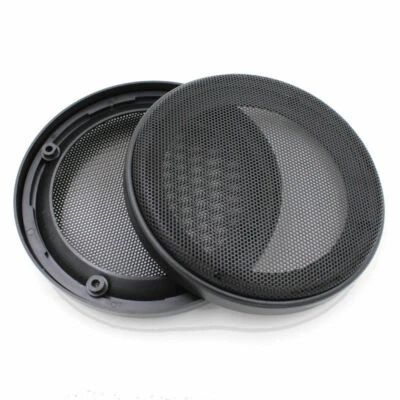2X Speaker Coaxial Steel Mesh Grille Cover Woofer Mask Protection 5.5" Round - Image 1 of 3