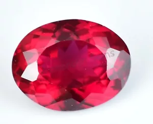 4.15 Ct Natural Blood Red Ruby Oval Certified Mozambique Stunning Gemstone - Picture 1 of 6