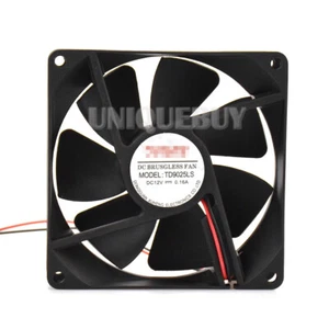 For TONON TD9025LS 12V 0.16A 9025 2pin 90*90*25mm Hydraulic Mute Cooling fan - Photo 1/4