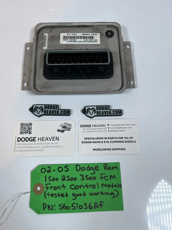 Módulo de control delantero 56051036AF Dodge Ram 1500 2500 3500 FCM 2002-2005 fabricante de equipos originales Foto 1 de 4