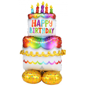 AirLoonz - tort urodzinowy ze świecami - 134cm anagram
